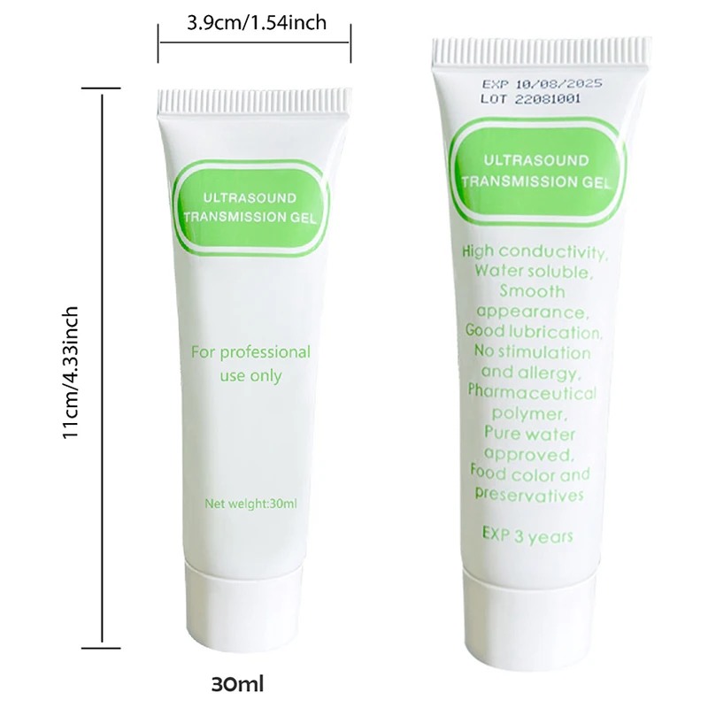 Hot 30ML Couplant Gel for Doppler Tool Fetal Heart Beat Monitor Laser Hair Removal Machine Coupling Ultrasound Transmission Gels