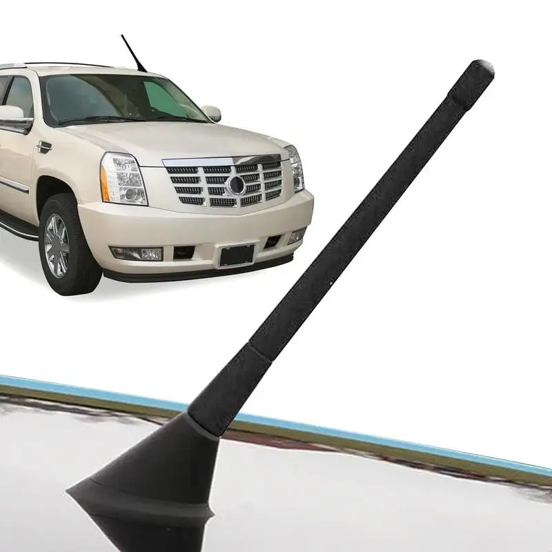 

Antenna Whips Car Strong Radio Roof Mount Universal Roof Mount Mast Whip Antenna Car Stereo Radio FM AM Signal Aerial Amplified