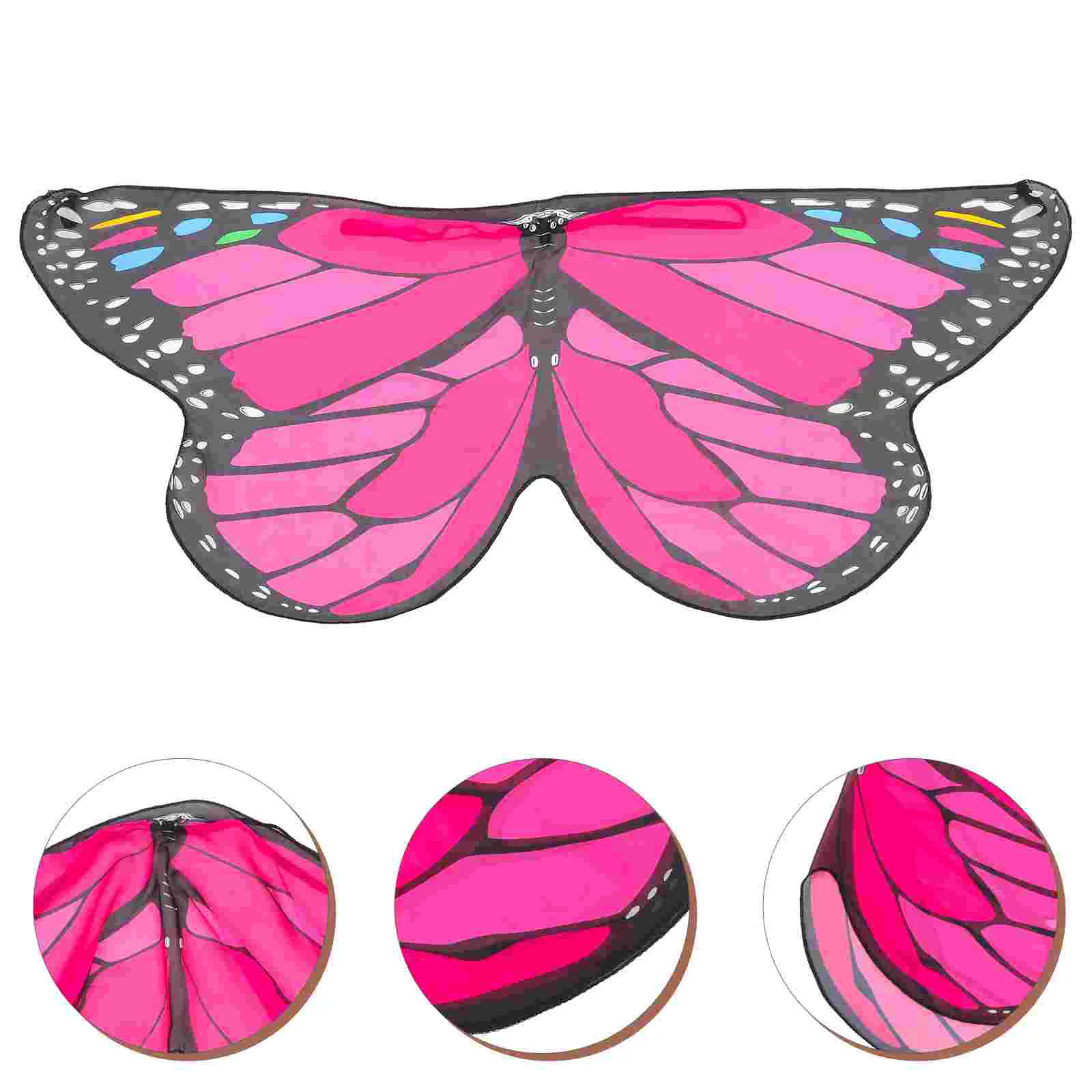 

Supplies Butterfly Cape Toddler Girls Dresses Chiffon Butterflies Wing Children