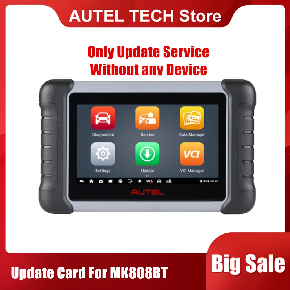 

Autel One Year Software Upgrade Authorization Service Card for MaxiCOM MK808BT Car Diagnostic Scan Tool