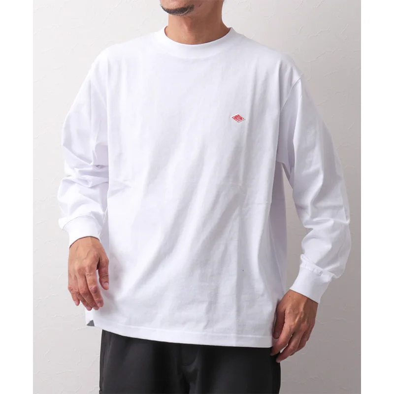 2024 Exported to Japan Spring Autumn Long Sleeved T-shirt  Men/Women Same Embroidery Brand Cotton O-Neck Loose Sweatshirt Tops 2