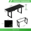 Electric Height Adjustable Standing Desks, 71" X 31.5" Inch 4-Leg Ergonomic Sit To Stand Desk, Powerful Dual Motor Work Desk 4