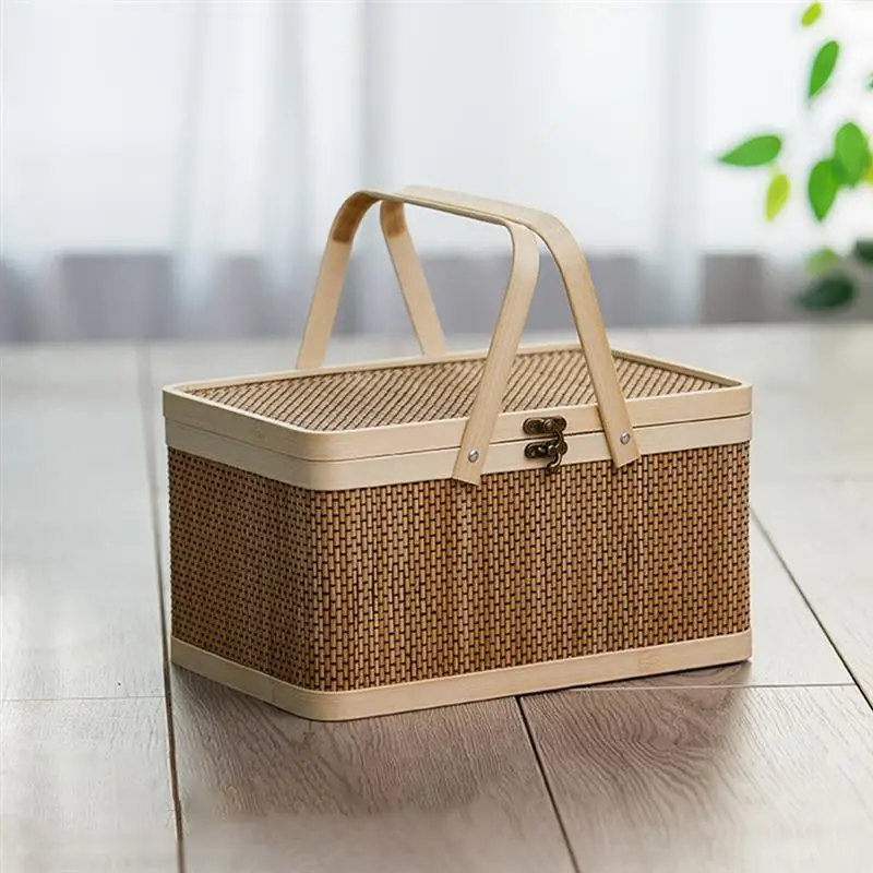 Seagrass Plant Basket Breakfast Serving Tray Snacks Basket Woven Bread Basket Wicker Serving Basket Woven Picnic Basket