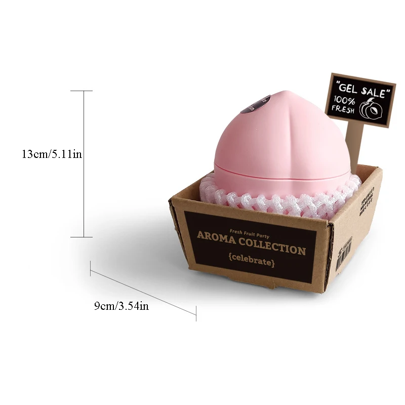 White Peach Oolong Incense Storage Box Fragrance Wardrobe Air Freshener Car Aromatherapy Cream Solid Car Ornaments