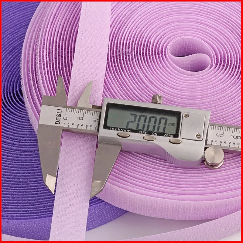 5Meter/Pair Colorful Velcros Non-adhesive Hook and Loop Fastener Tape Magic Nylon Strap DIY Sewing Craft