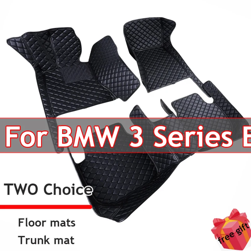 

Car Floor Mats For BMW 3 Series E46 1998~2004 Durable Luxury Leather Mat Rugs Pad Carpets Interior Parts Car Accessories 1999
