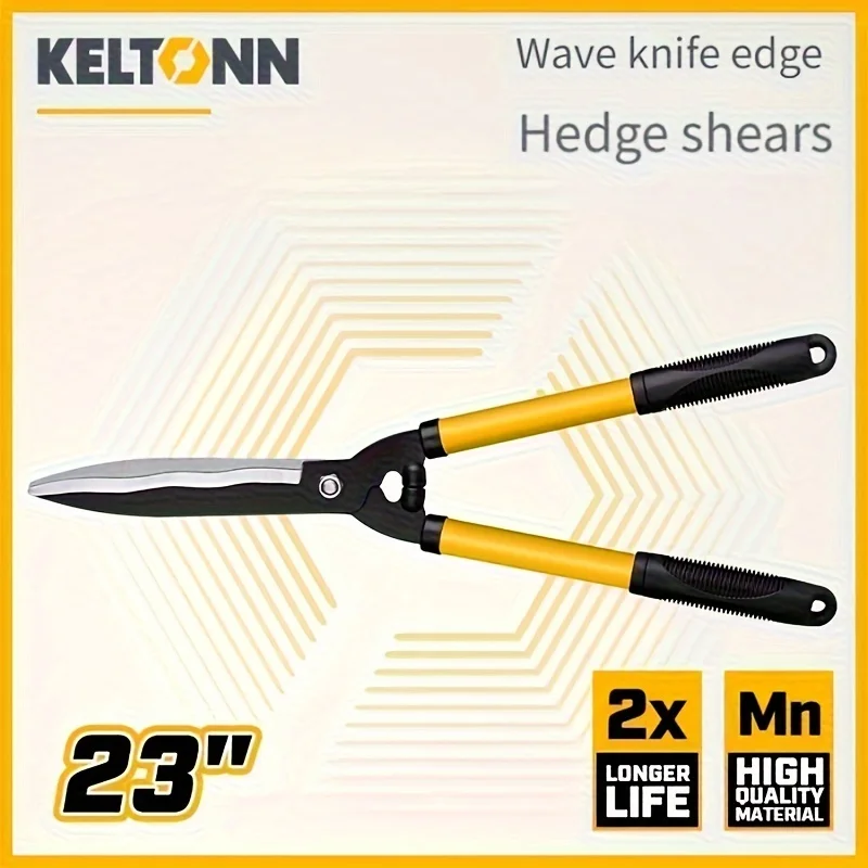 인체공학적 긴 코 정원 가위 - 합금강 블레이드, 현대적인 스타일, 배터리 필요 없음 - 주택 개조에 적합