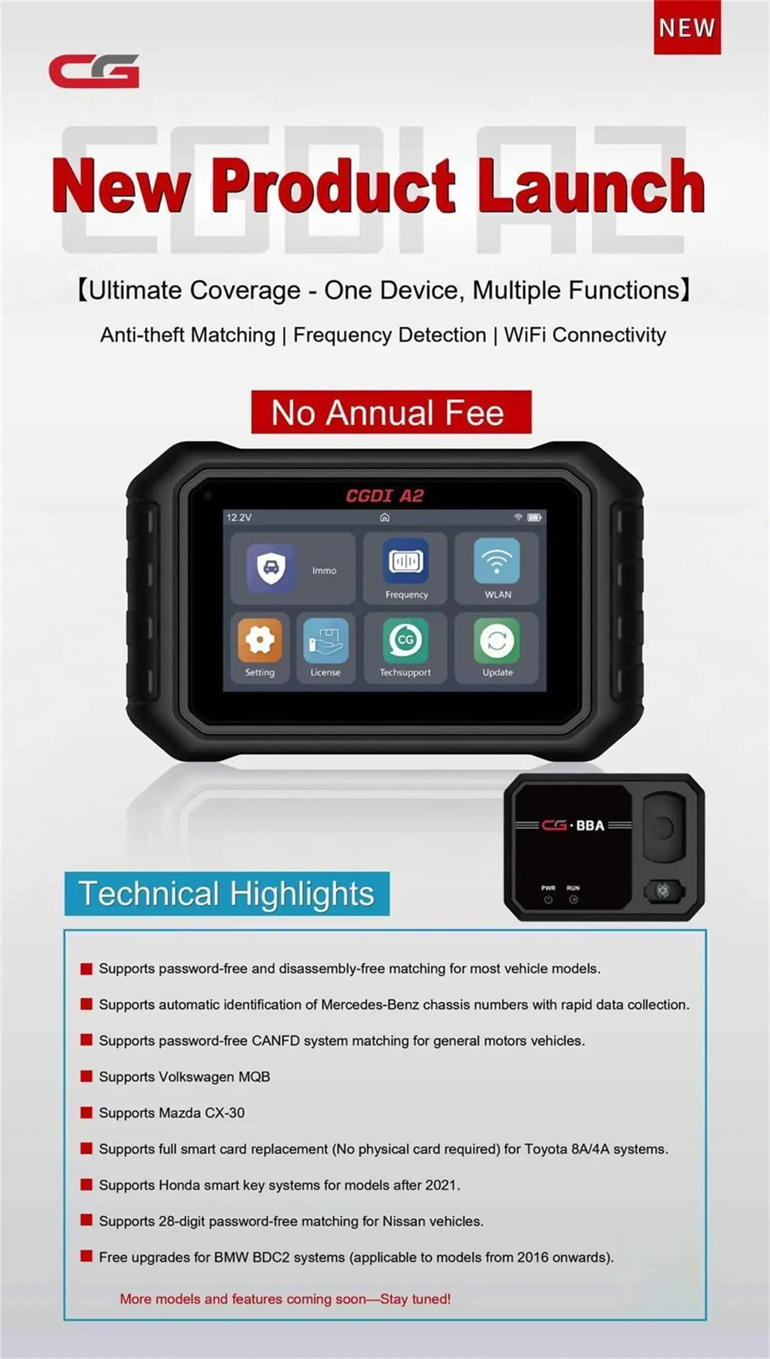 CGDI A2 Car key programmer