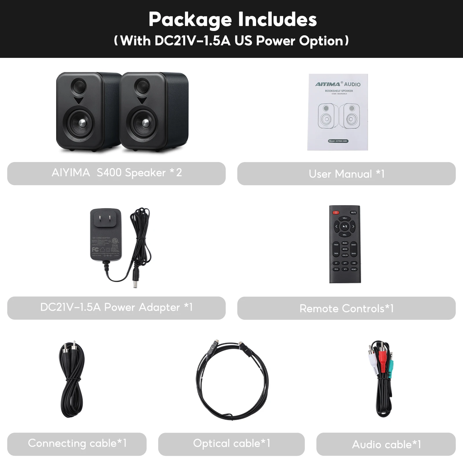 AIYIMA S400 【更新モデル 】アクティブスピーカー Amazon.co.jp: AIYIMA S400 【更新モデル 】100Wブックシェルフ