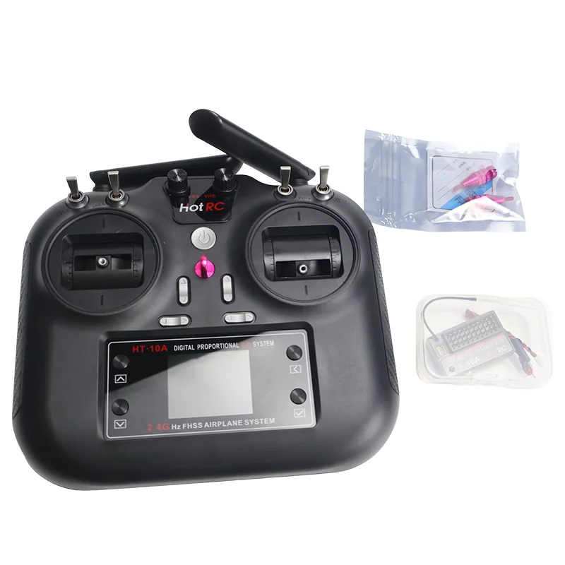 Récepteur RC F10A 2.4GHz pour voiture bateau, mode1/2/3, connecteurs et fils détaillés
