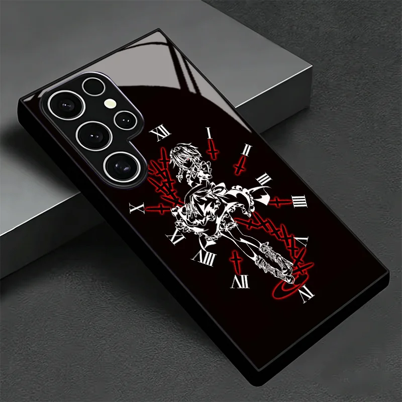 Date A Live Tokisaki Kurumi Shockproof Glass Phone Case - Stylish and Durable Protective Cover