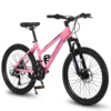 Ecarpat Mountain Bike 24 26 Inch Wheels, 21-Speed Disc Brake, Female Bicycles, 15 1