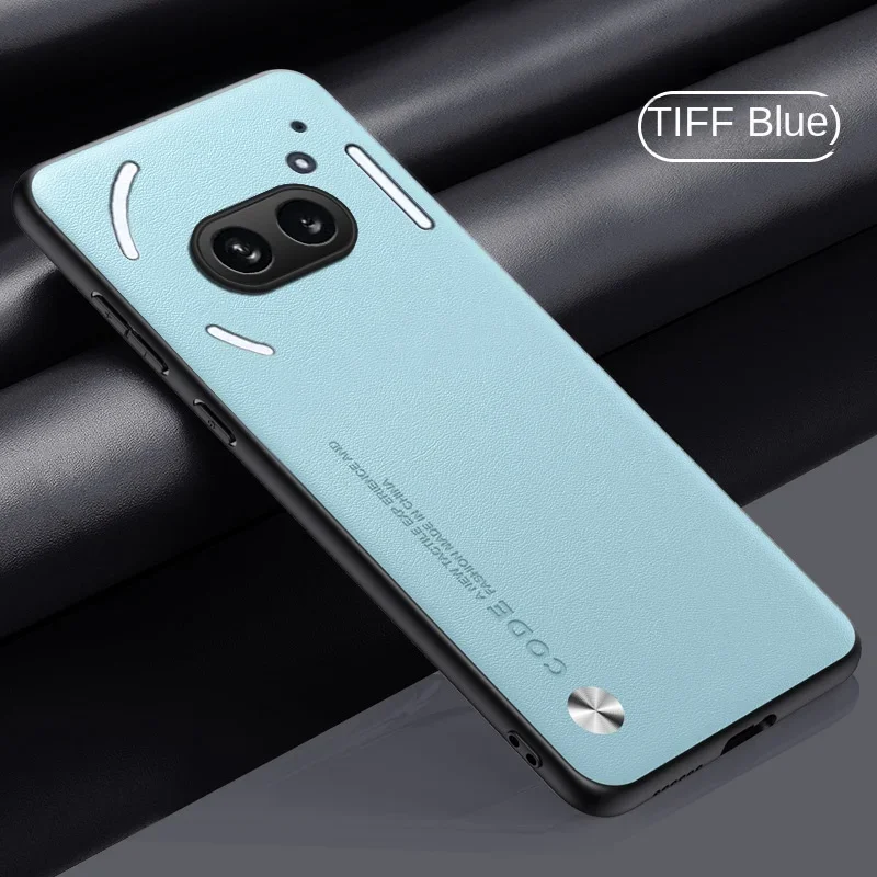 Fashionable Anti-Fingerprint Orange and Purple Leather Protective Case