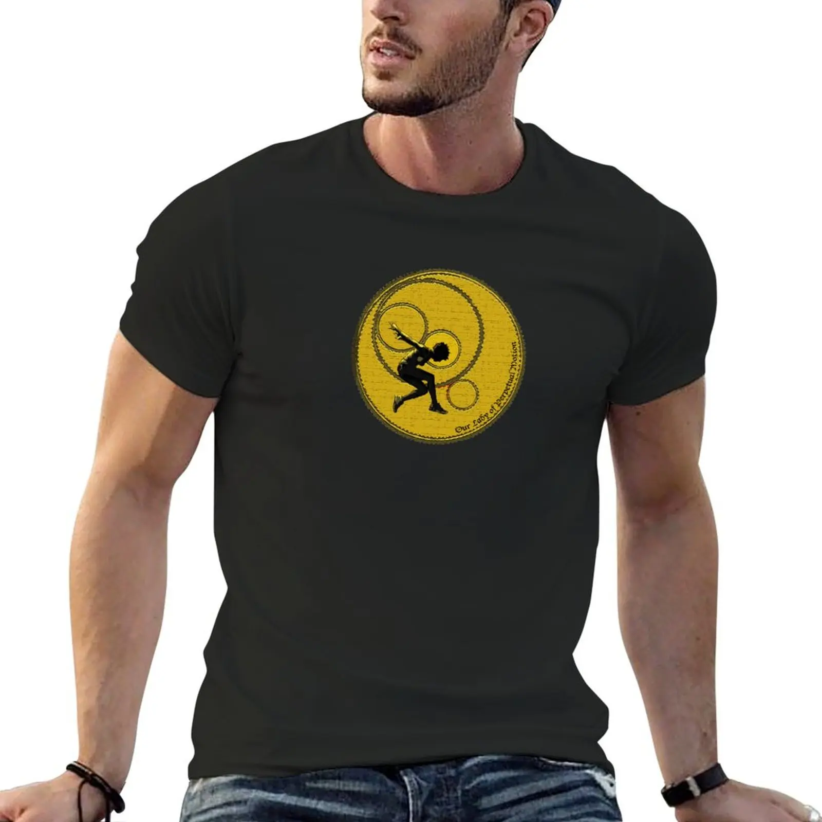 

Our Lady of Perpetual Motion (Atlanta) T-Shirt customizeds custom shirt anime clothes quick drying oversized t shirts for men
