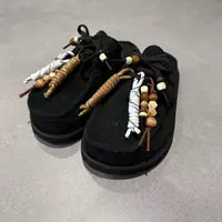 Sabots en cuir suédé de vache pour femmes et hommes, pantoufles d'été à enfiler, plates, à talons bas, confortables, mocassins souples à lacets 5