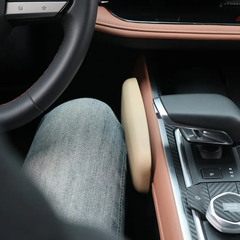 Car Knee Pad Foot Rest Pad Knee Cushion Door Armrest Cushion Door Center Control Leg Cushion Knee Protection Pads for Car Driver