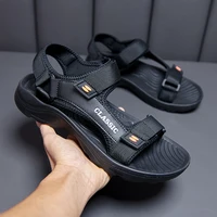 Hommes sandales été loisirs plage vacances sandales hommes chaussures nouvelles baskets d'extérieur mâle rétro confortable sandales décontractées hommes 2