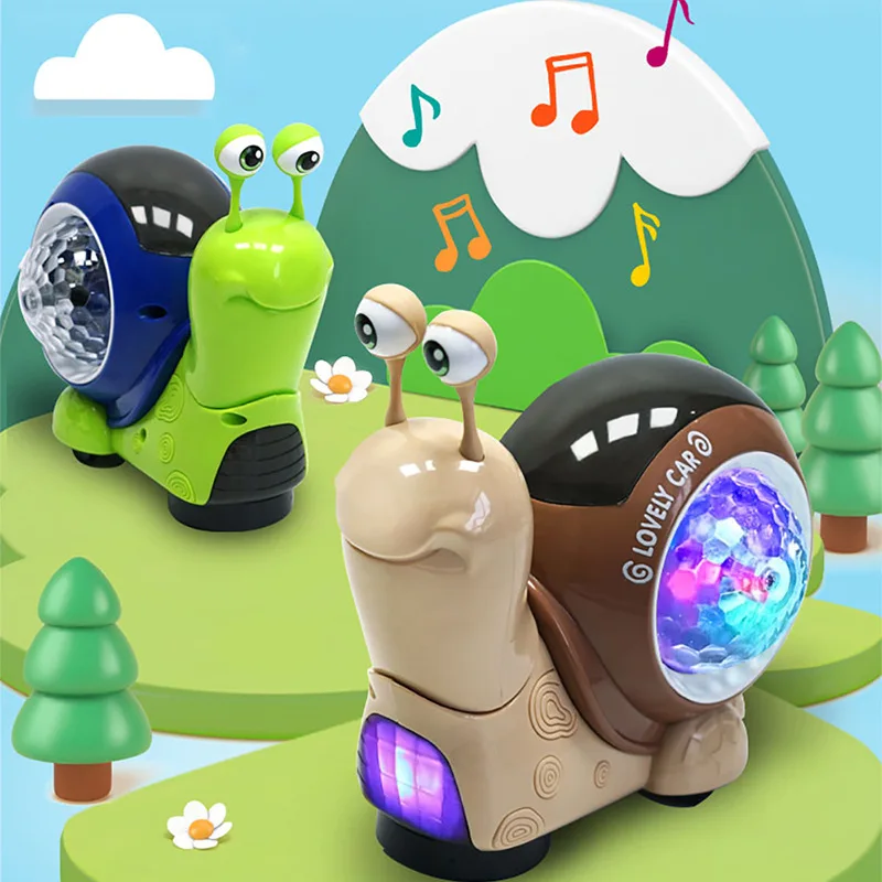 

Wagging Nodding Snail Kids Flashlight Projector Wobble Toys for Babies Educational Toys for Kids Early Education Projectors Toy