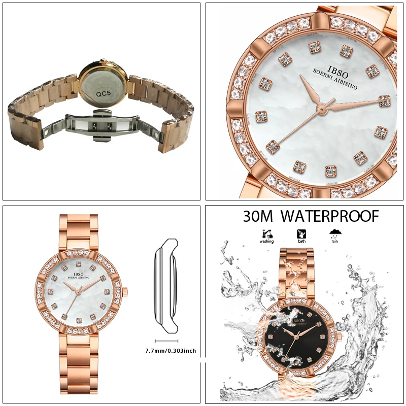 Luxury Designer Watch Woman Diamond Gold Fashion New Quartz Wrist Clock Female Gift Waterproof Elegant Ladies Wristwatch Shine