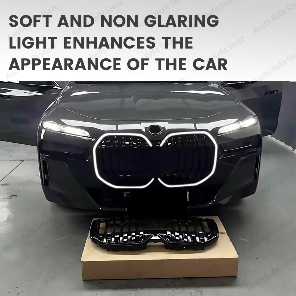 Car LED Light Luminous Grille For BMW New Series G70 i7 Bright