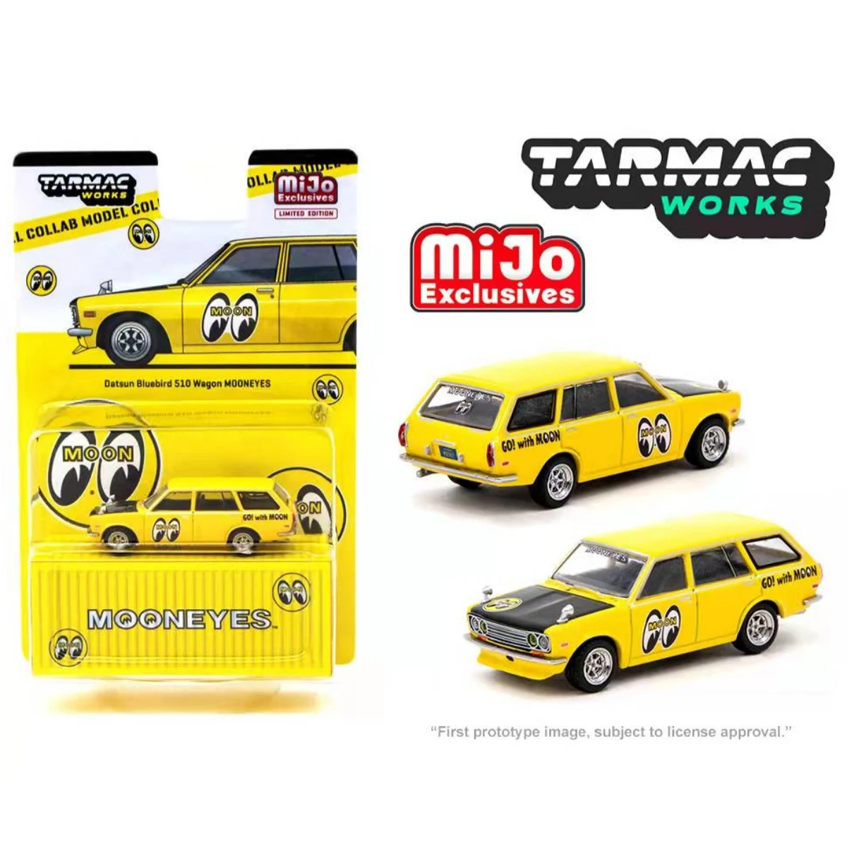 Minigt Tarmac Funziona Tw 1:64 Datsun 510 Modello Di Auto