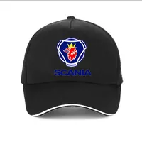 Sweden Saabs Scanias Baseball Cap Vintage Distressed Washed Sun Cap Unisex Style Outdoor Summer Adjustable Caps Casual mens cap 1