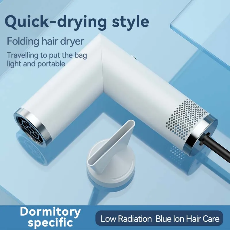 Portable Hair Dryer Fashion Folding Mini Hair Dryer for Home Travel