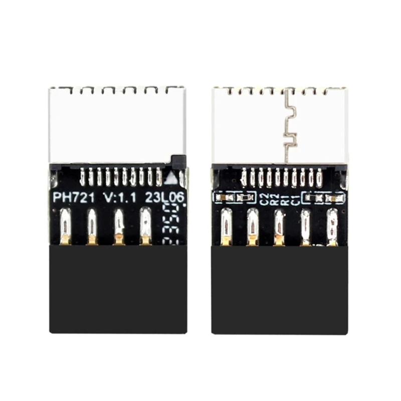 컴퓨터 메인보드 어댑터 컨버터, USB 2.0, 9PIN 수 to TypeE, 20 핀 암, 사용하기 쉽고 내구성이 뛰어난 드롭쉽