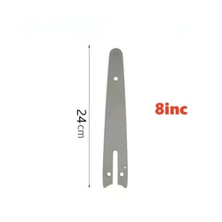 Electric Chainsaw Guide Replacement - Portable Mini Steel Blade (8inch Guide)