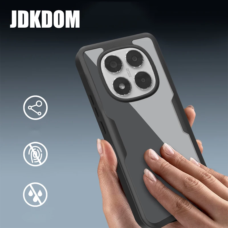 JDKDOM Shockproof Clear Phone Case with Enhanced Protection