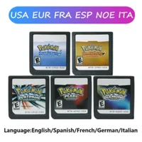 Pokemon Series DS Game Cartridge Video Game Console Card Platinum Pearl Diamond HeartGold SoulSilver Multilingual for NDS 3DS 1