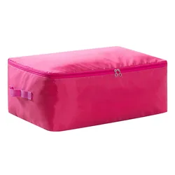 Large Capacity Dustproof Oxford Quilt Storage Organizer with Zipper - S      55x33x20cm (08)