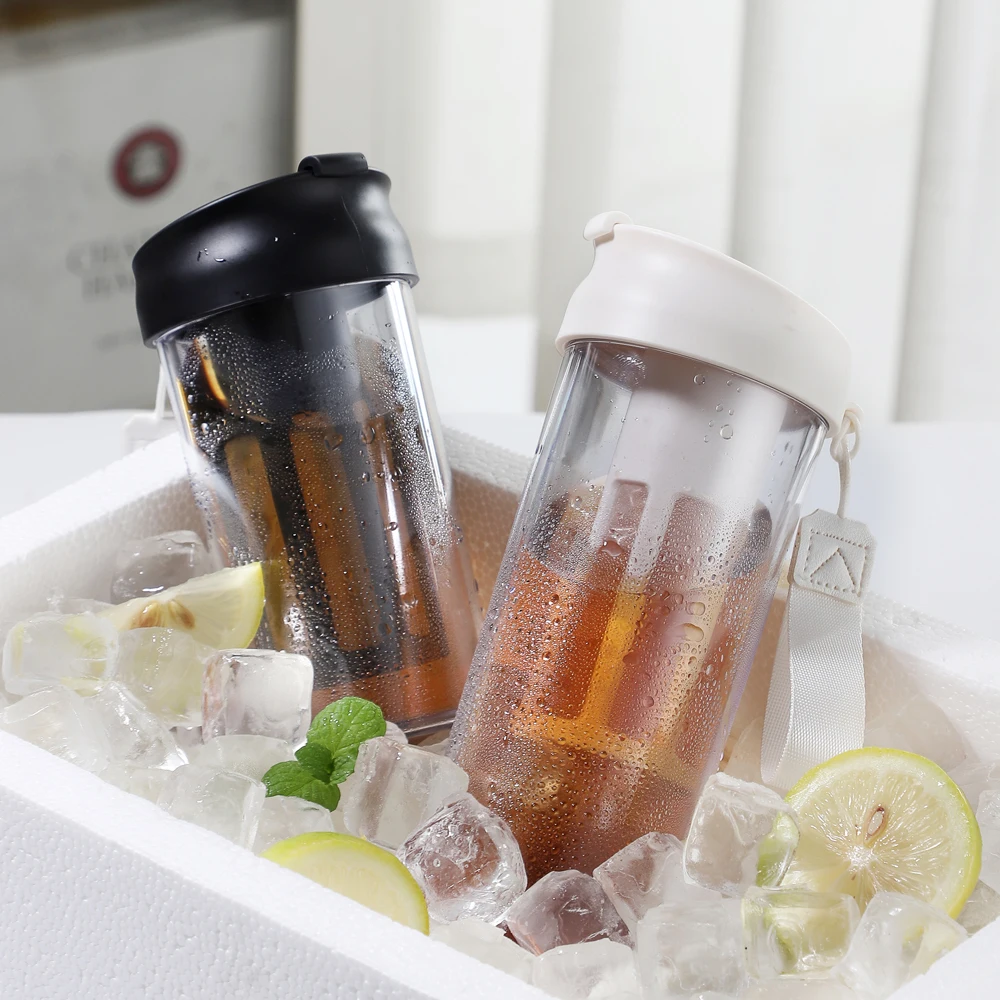 Portable Cold Brew Coffee and Tea Infuser Bottle