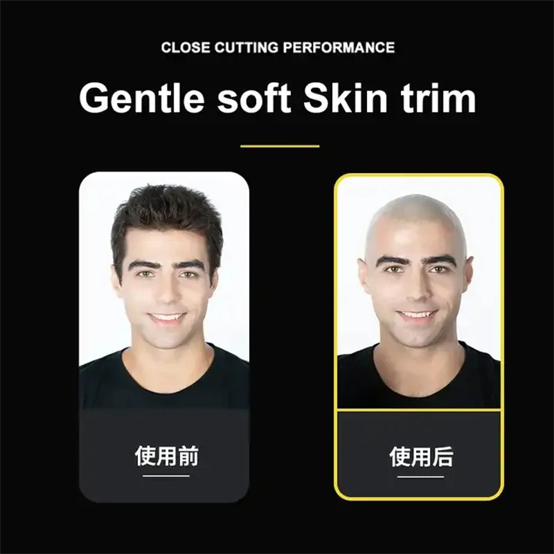 Xiaomi Komingdon 2 in 1 Full Metal Foil Reciprocating Face Beard Bald Head Trimmer Cordless Rechargeable Men's Electric Shaver 3