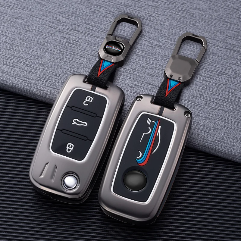 Чехол для автомобильного ключа чехол Volkswagen VW Golf 3 4 5 6 mk4 mk6 Passat b5 b6 b7 b8 cc Polo Tiguan mk2 Touran
