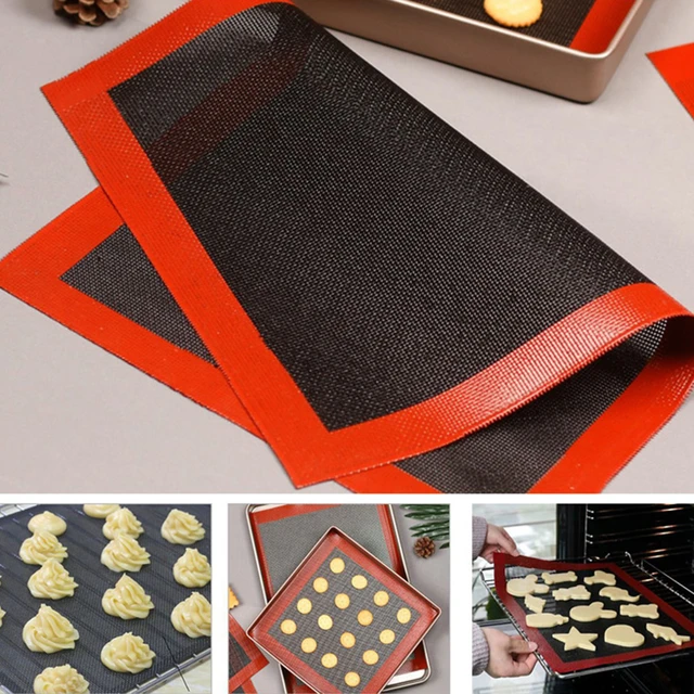 Silicone Baking Mats for 8 inch Square Cake Pan, Non-stick Reusable Cookie  Sheet Liner for Baking Pan, Professional Food Grade Oven Liner Sheets Mats