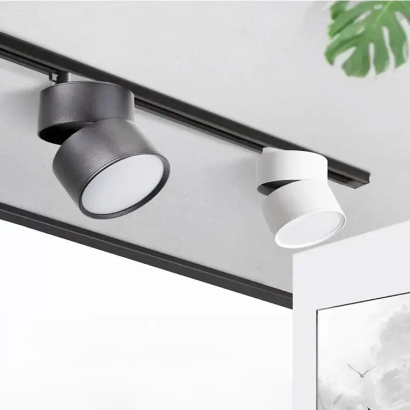 

9W-24W Surface Mounted Downlight LED Track Light Floodlight Ceiling Lamp Daily lighting Rotatable Foldable LED Spot Rail Lamp