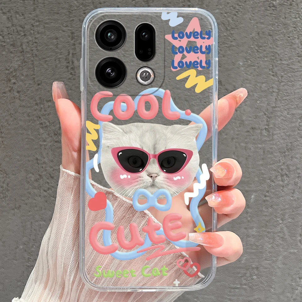 Cute Kitten Star Clear Bumper Case - Durable Simplicity, Full Protection