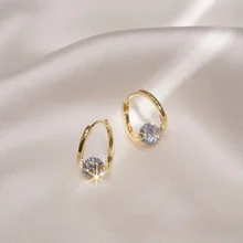  2022 New Women Shiny Diamond Crystal Earrings Temperament Women's Earrings Earrings Wedding Engagement Jewelry Gifts 