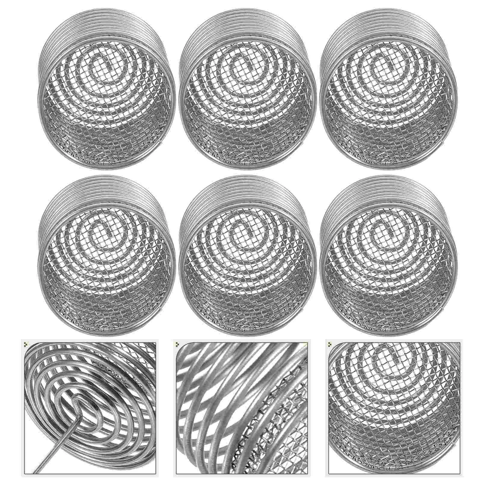 

6 Pcs Potted Plant Stainless Steel Bonsai Box Automatic Basket