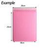Pink Bubble Bag 20x25 cm 10 pcs  Plastic Bubble Envelopes package bag Bubble film Mailing packaging bag 1