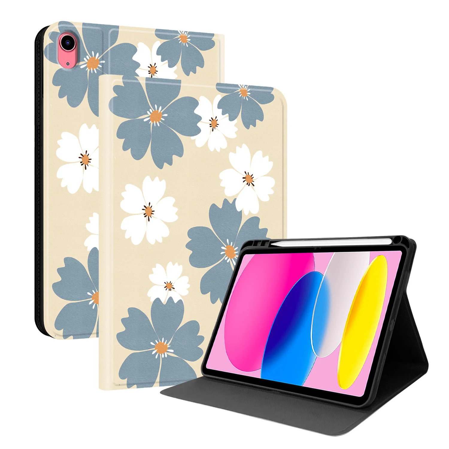 Universal Tablet Case with Pencil Holder and Protector Cover