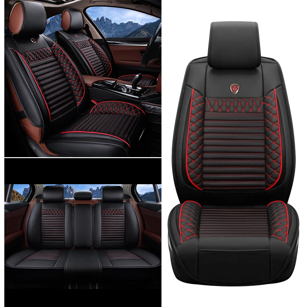 

Car Seat Cover Leather For Jaguar XJ XE XF E-PACE F-PACE l-PACE S-Type Vanden Plas X-Type Auto Chair Protection Mats