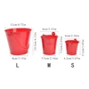 2 PCS Metal Iron Flower Pot with Handle Mini Bucket Hanging Balcony Garden Office Home Decor Planter Candy Basket 6