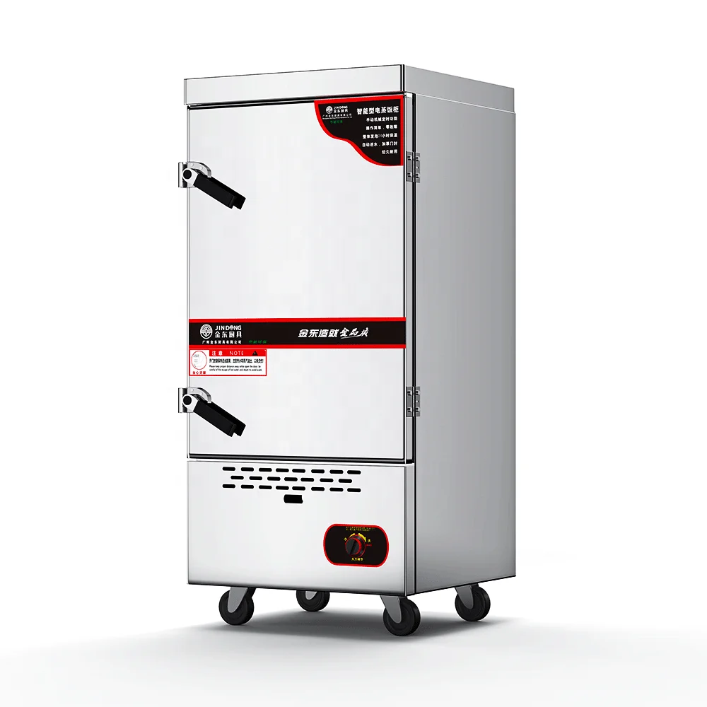 Commercial Electric Rice Steamer Box Food Steamer Cart Electric Canteen Bread Steam Machine