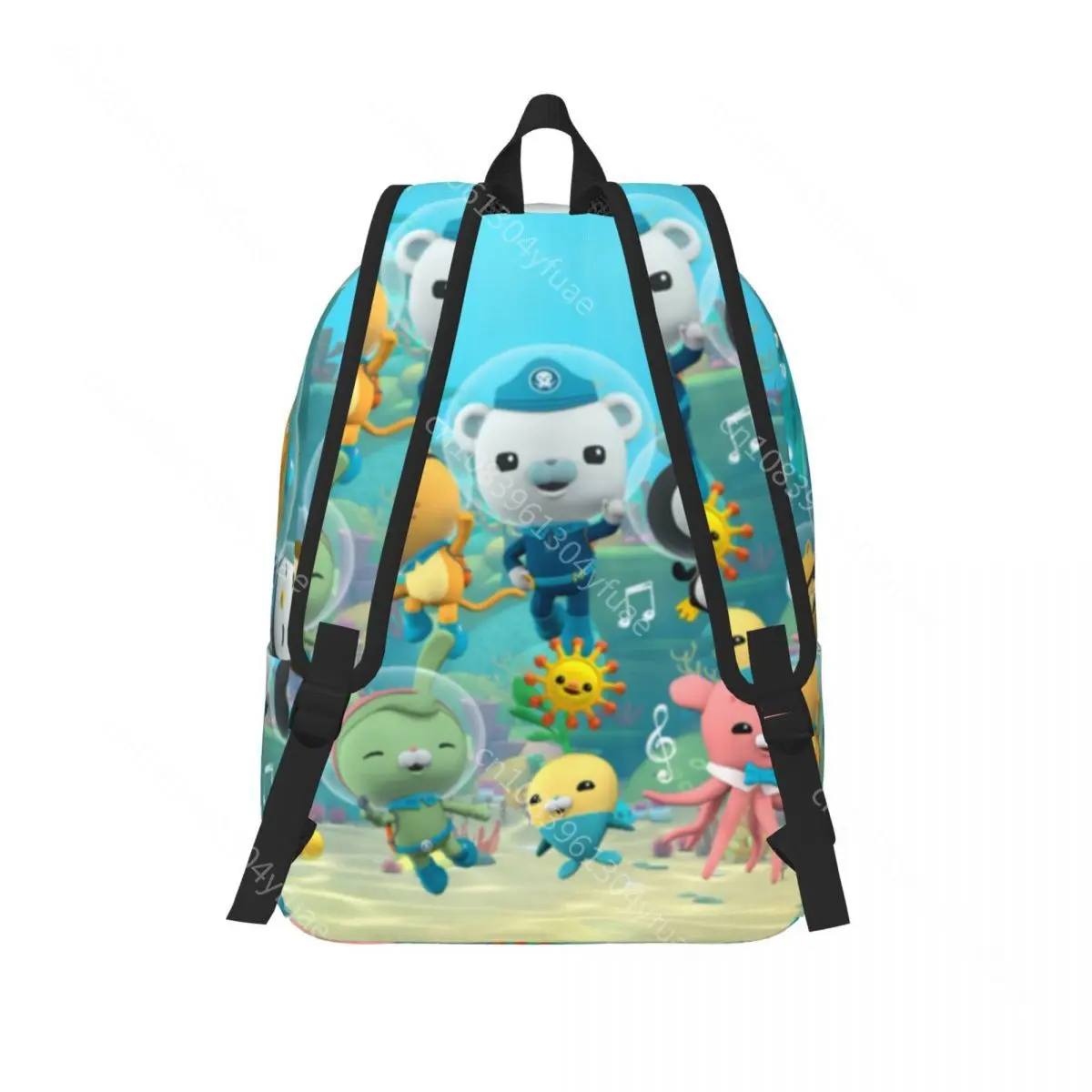Octonauts Team Backpack Cute Cartoon Christmas Workout Backpacks Girl Fashion School Bags Designer Print Rucksack