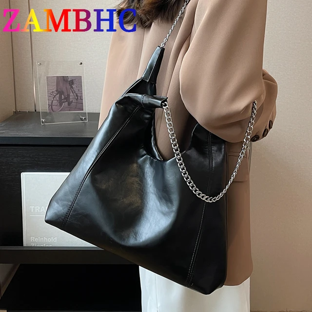 Women Fashion Shoulder Bag Hardware Chain Strap  Women's Handbag Pattern -  Fashion - Aliexpress