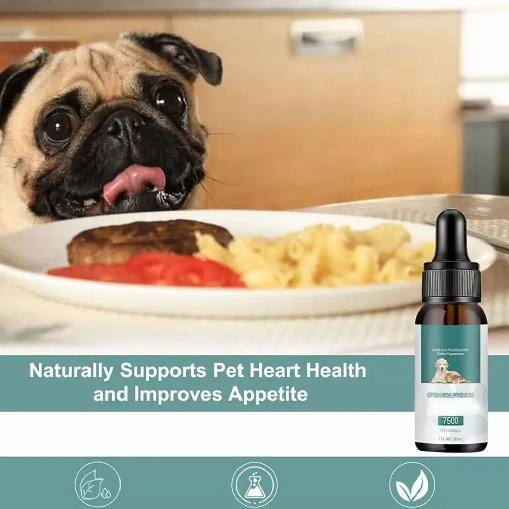 New High-end 30ml Pet Seed Oil Natural Pain And Anxiety Relief For Dogs&Cats Vitamins B, C, E Enhance Physical Fitness Oil