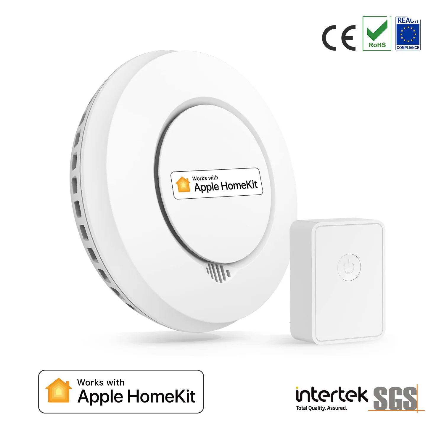 

Meross Smart Smoke Alarm Connected Wifi Wireless Fire Detector Works With Apple HomeKit APP Remote With SmartThings
