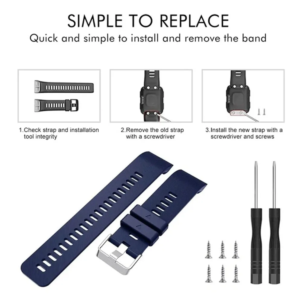 Silicone Sport Wristband - Smart Fashion Bracelet Strap Replacement
